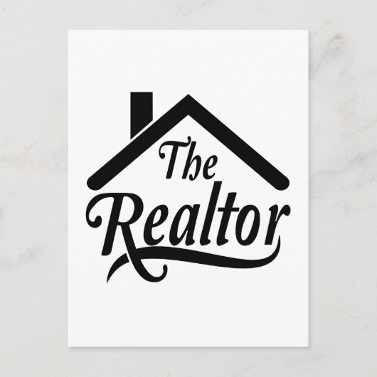 Het Briefkaart Real Rstate Agent Realtor (Voorkant)