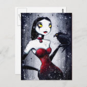 Het briefkaart Rode Vogel (Voorkant / Achterkant)