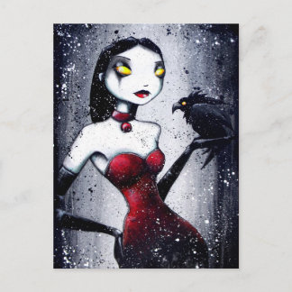 Het briefkaart Rode Vogel