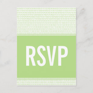 Het Briefkaart RSVP van de Digitale Binaire Code R
