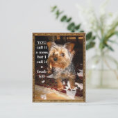 Het  Briefkaart Shredder (Staand voorkant)