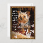 Het  Briefkaart Shredder (Voorkant / Achterkant)