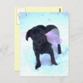 Het Briefkaart Sneeuwfeiarbeid (Voorkant / Achterkant)