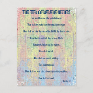 Het Briefkaart Tien Geboden