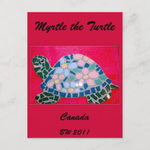 Het Briefkaart Turtle Canada