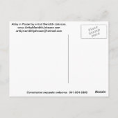 Het briefkaart van Abby (Achterkant)