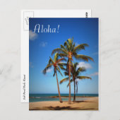 Het Briefkaart van Aloha (Voorkant / Achterkant)