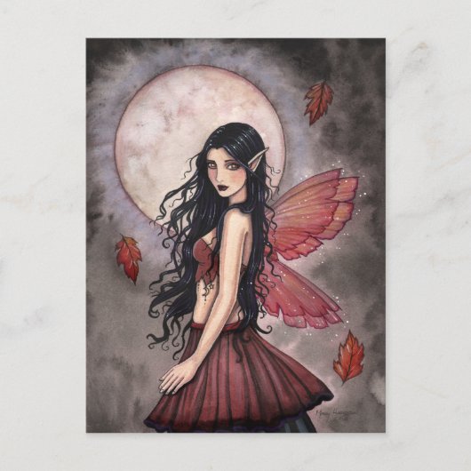 Het Briefkaart van Autumn Fairy (Voorkant)