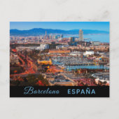 Het briefkaart van Barcelona (Voorkant)