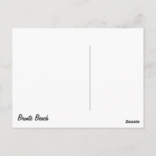 Het briefkaart van Bronte (Achterkant)