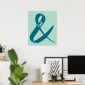 Het Briefkaart van Chill Ampersand Poster (Thuiskantoor)