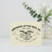 Het Briefkaart van de American Letter Mail Company (Staand voorkant)