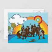 Het Briefkaart van de Band (Voorkant / Achterkant)