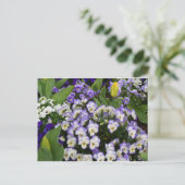 Het Briefkaart van de bloem (Staand voorkant)