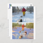 Het Briefkaart van de Bosbouw (Voorkant / Achterkant)