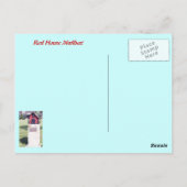 Het Briefkaart van de Brievenbus van het Rode Huis (Achterkant)