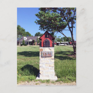 Het Briefkaart van de Brievenbus van het Rode Huis