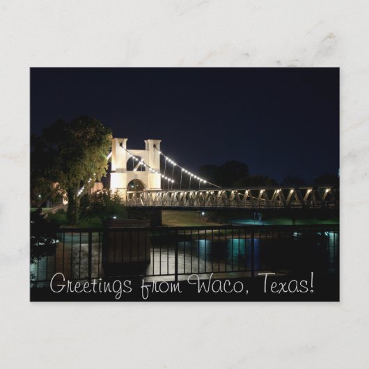 Het Briefkaart van de Brug van de ophanging (w/Tek (Voorkant)