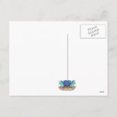 Het briefkaart van de Draak van de Vakantie van (Achterkant)