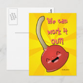 Het Briefkaart van de Duiker van Polly (Voorkant / Achterkant)