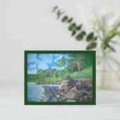 Het Briefkaart van de Eilanden van Seychellen (Staand voorkant)