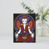 Het Briefkaart van de Engel van de Brand van de (Staand voorkant)