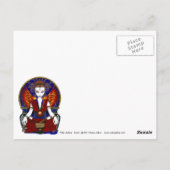 Het Briefkaart van de Engel van de Brand van de (Achterkant)