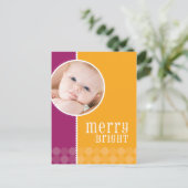 HET BRIEFKAART VAN DE FOTO VAN DE VAKANTIE:: (Staand voorkant)