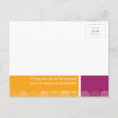 HET BRIEFKAART VAN DE FOTO VAN DE VAKANTIE:: (Achterkant)