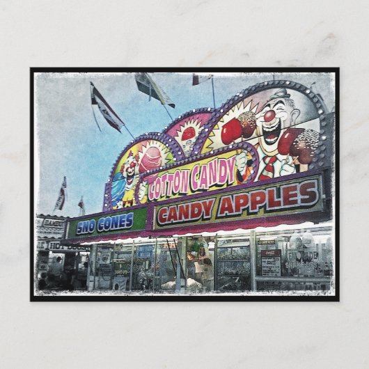 Het Briefkaart van de "gesponnen suiker" (Voorkant)