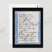 Het Briefkaart van de Heer (Voorkant / Achterkant)