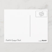 Het Briefkaart van de Kerk van de synagoge (Achterkant)