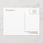 Het Briefkaart van de Kerstboom van de tekkel (Achterkant)