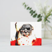 Het Briefkaart van de Kerstman van de zombie (Staand voorkant)