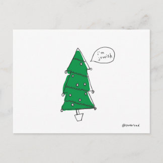 het briefkaart van de Kerstmisboom