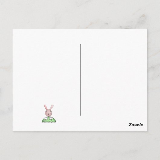 Het Briefkaart van de kerstmuis (Achterkant)