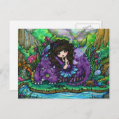 Het Briefkaart van de Kunst van de Fantasie van de (Voorkant / Achterkant)