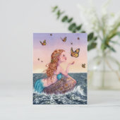 Het Briefkaart van de Kunst van de meermin - breng (Staand voorkant)