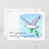 Het Briefkaart van de Kunst van het Citaat van de (Voorkant / Achterkant)