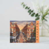 Het Briefkaart van de lezing - uitzicht van (Staand voorkant)