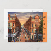 Het Briefkaart van de lezing - uitzicht van (Voorkant / Achterkant)