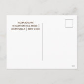 Het Briefkaart van de Magic Holiday (Achterkant)