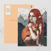 Het Briefkaart van de Natuur van de Kunst van de (Voorkant / Achterkant)