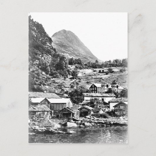 het Briefkaart van de Noorse Geiranger Merok (Voorkant)