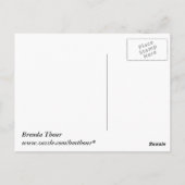 Het Briefkaart van de Opkantelschildpad (Achterkant)