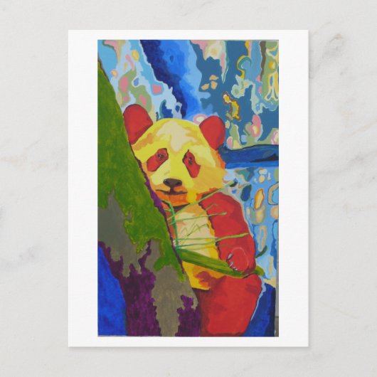 Het briefkaart van de Panda van de pop (Voorkant)