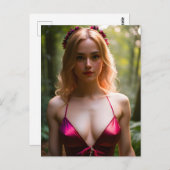 Het Briefkaart van de prom-meisjes (Voorkant / Achterkant)