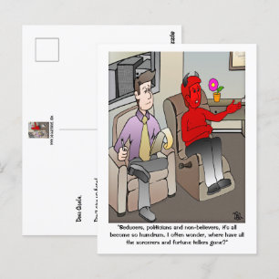 Het Briefkaart van de Psychiatrist van de Duivel