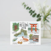 Het Briefkaart van de Schets van de reis: Het (Staand voorkant)