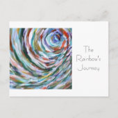 Het Briefkaart van de Sjabloon van de Rainbow (Voorkant)